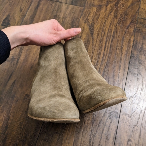 VINCE Haider Suede Ankle Bootie - Flint - Picture 6 of 11